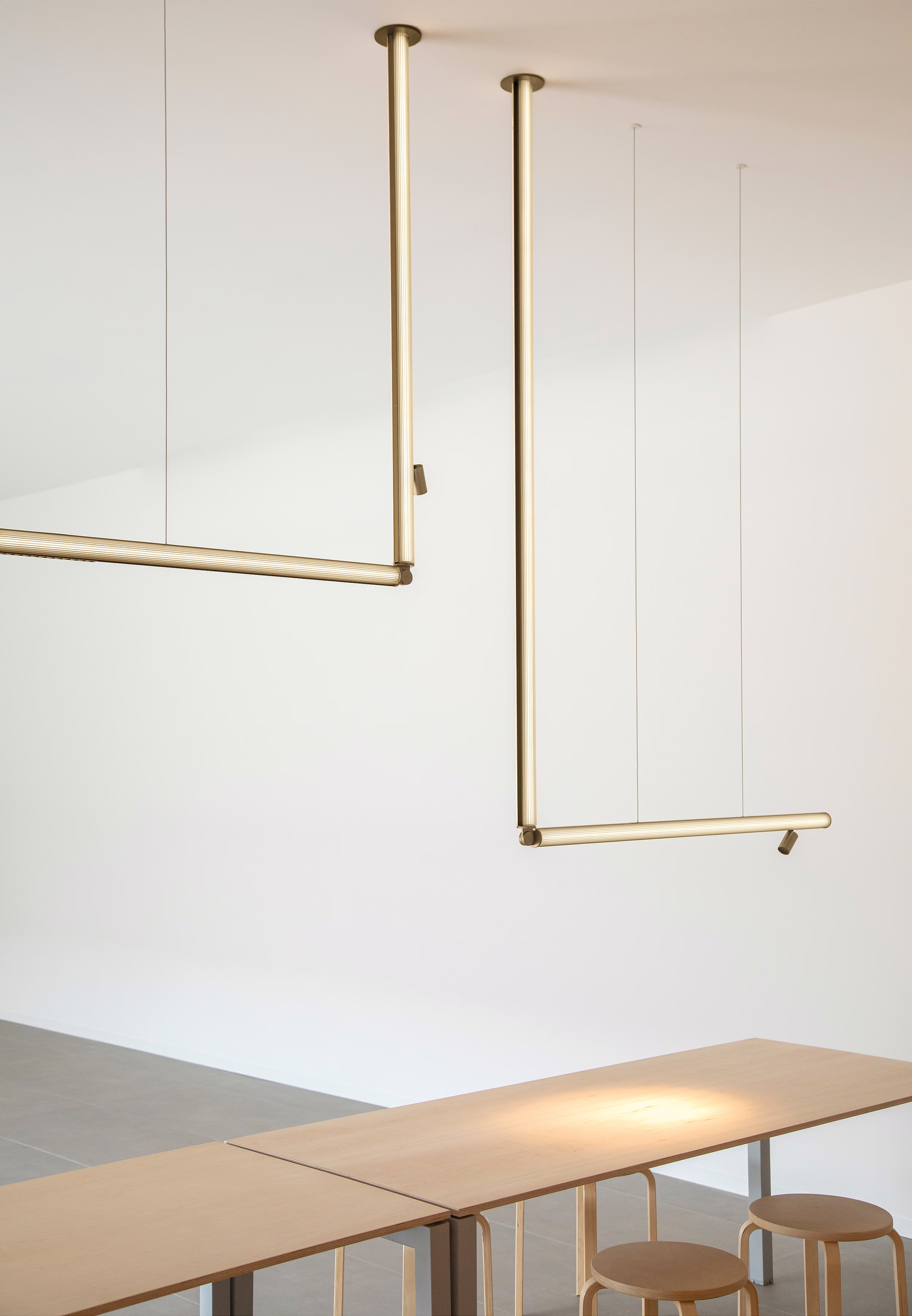 Vertical Installation of The Glowing Track