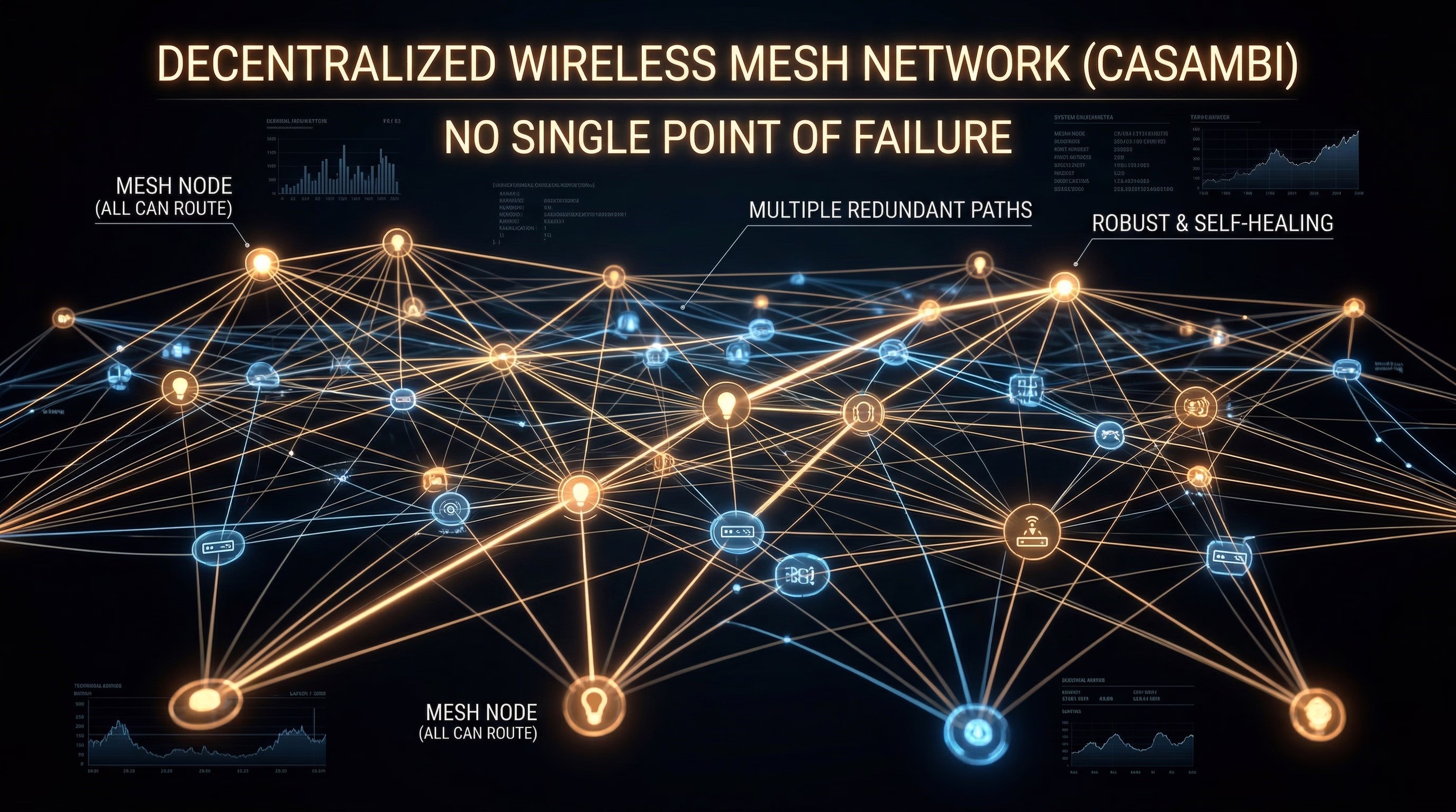 Casambi Bluetooth Mesh Topology Diagram