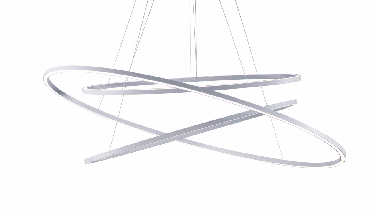 Ellisse Pendant Triple view 2